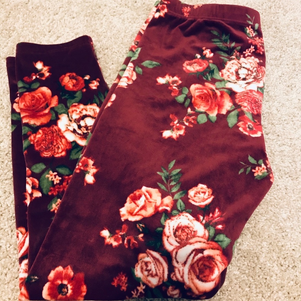 Floral leggings